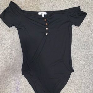 🖤 black body suit Fashion nova